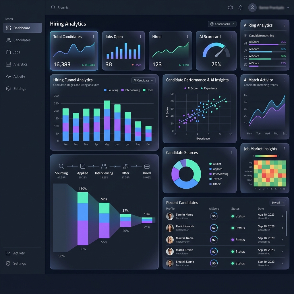 MatchRoo Recruiter Dashboard Preview